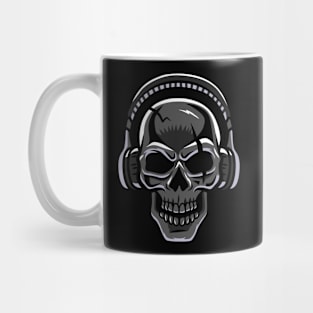 Skull And Headphones - Skull - Headphones Mug